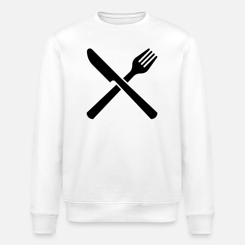 eat 6254398 118120591 - Stanley/Stella ROLLER Unisex Organic Sweatshirt - white