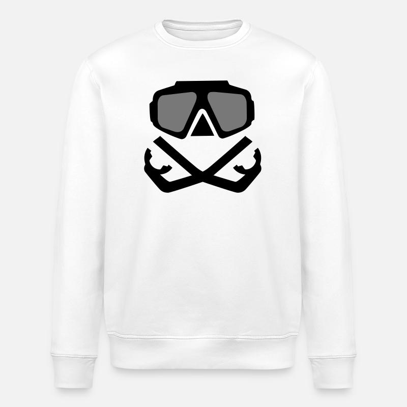Plongée - Sweat bio ROLLER Stanley/Stella Unisexe - blanc
