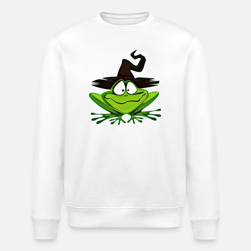 hexen frosch - Stanley/Stella Unisex Bio-Sweatshirt ROLLER - Weiß