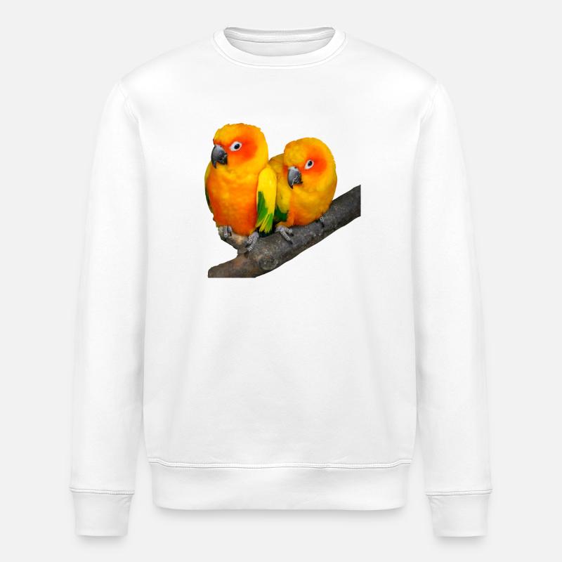 Vögel - Stanley/Stella Unisex Bio-Sweatshirt ROLLER - Weiß