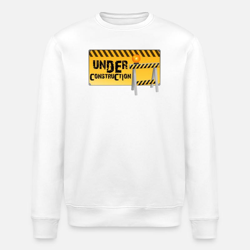 construction - Stanley/Stella ROLLER Unisex Organic Sweatshirt - white