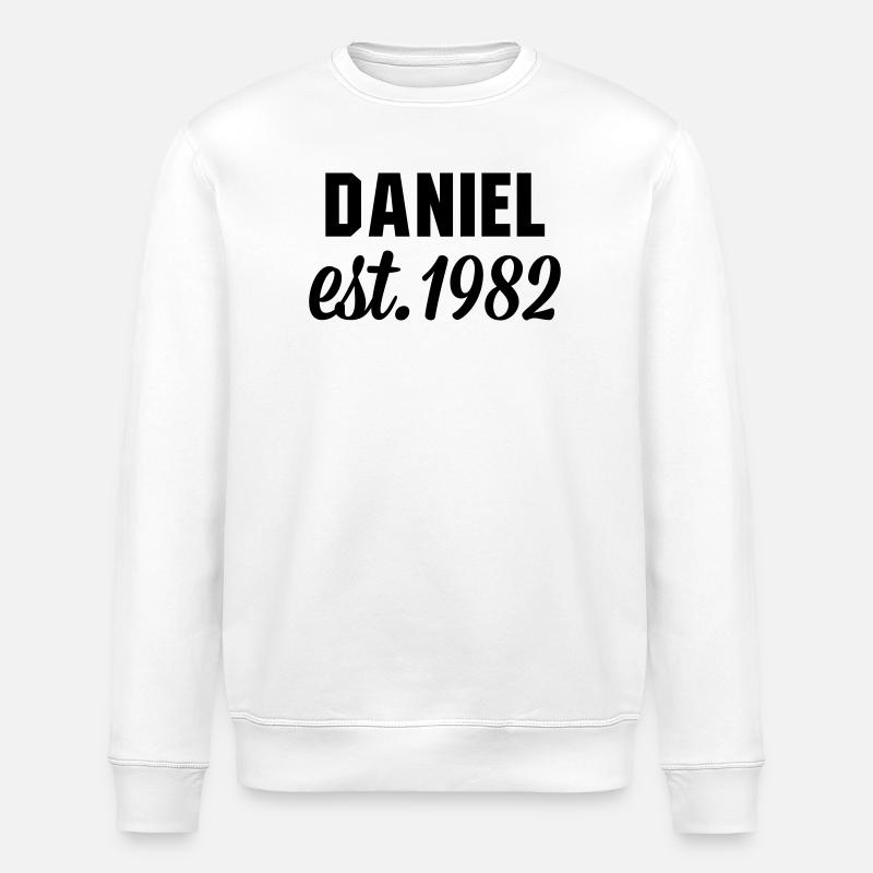 Daniel est 1982 - Stanley/Stella Unisex Bio-Sweatshirt ROLLER - Weiß