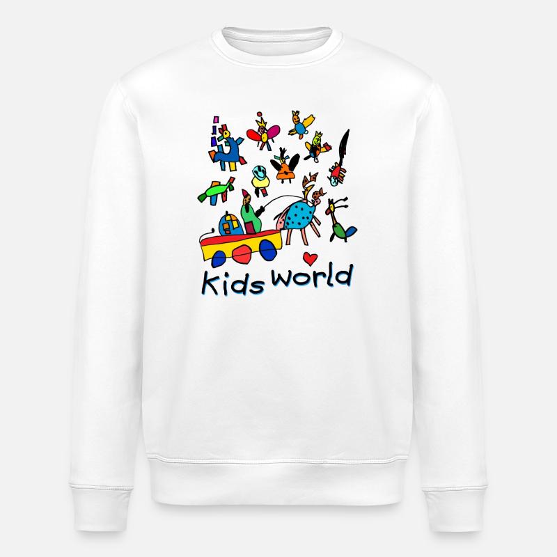 kidsworld II - Sweat bio ROLLER Stanley/Stella Unisexe - blanc