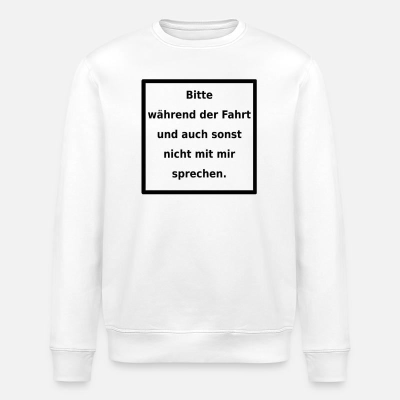 Genereller Warnhinweis. (black) - Stanley/Stella Unisex Bio-Sweatshirt ROLLER - Weiß