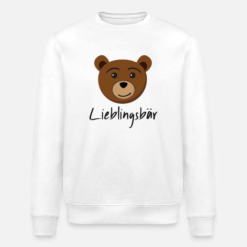 Lieblingsbär! - Stanley/Stella Unisex Bio-Sweatshirt ROLLER - Weiß