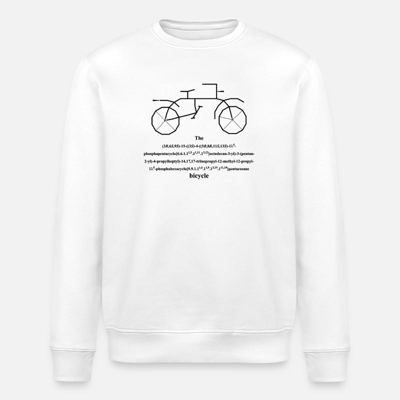 Fahrrad - bicycle - Stanley/Stella Unisex Bio-Sweatshirt ROLLER - Weiß