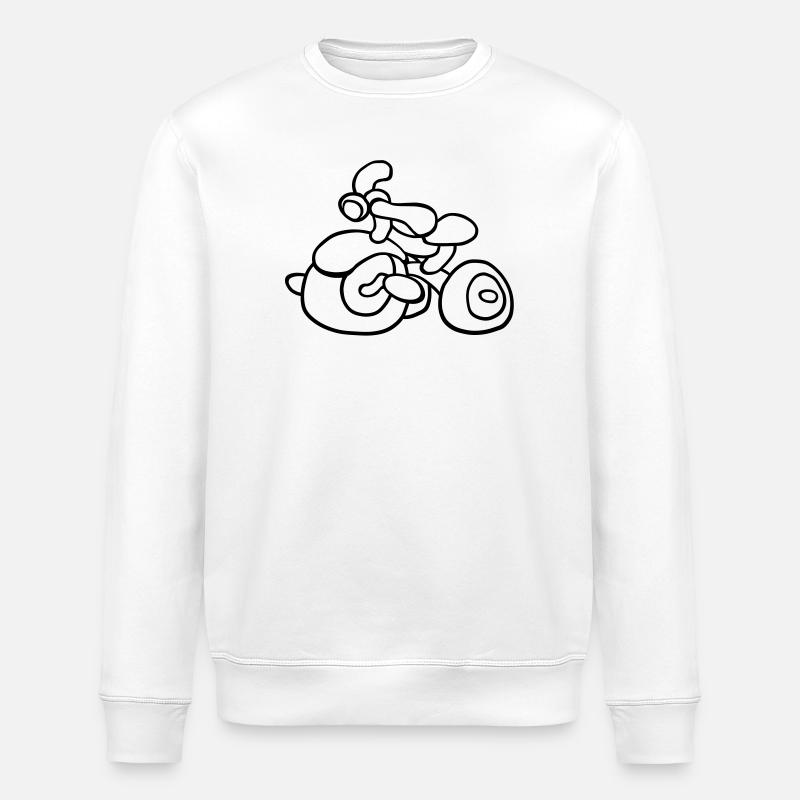 dreirad - Stanley/Stella Unisex Bio-Sweatshirt ROLLER - Weiß