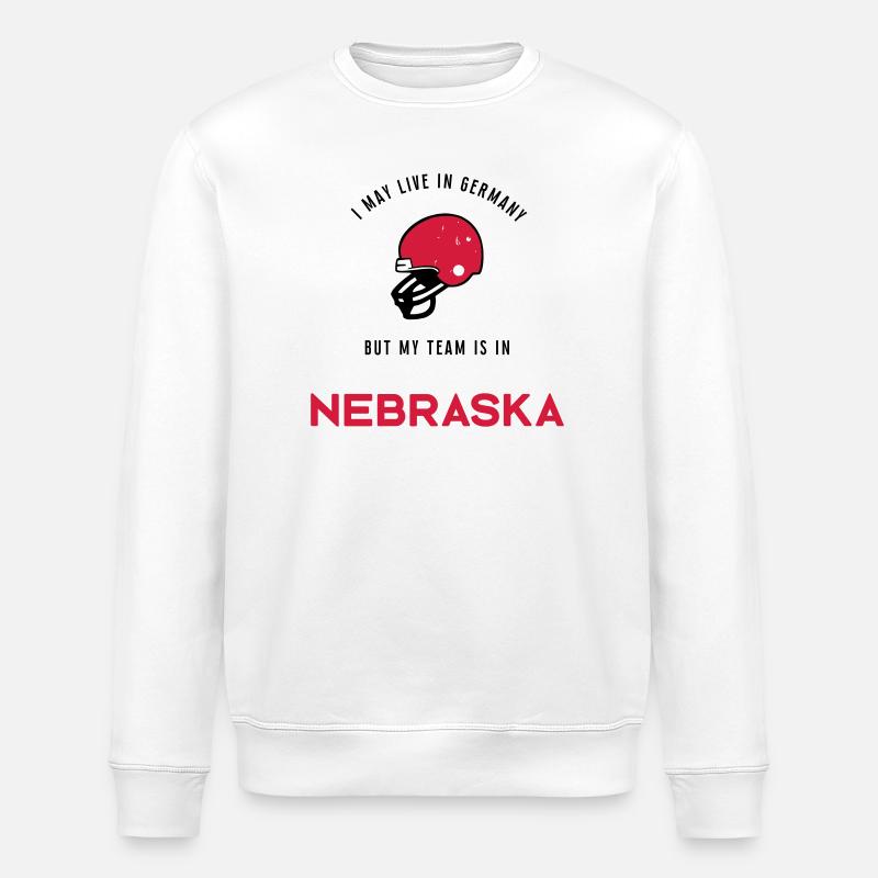 Nebraska - Stanley/Stella Unisex Bio-Sweatshirt ROLLER - Weiß