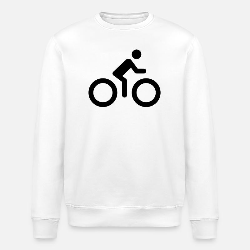 Logo de vélo - Sweat bio ROLLER Stanley/Stella Unisexe - blanc