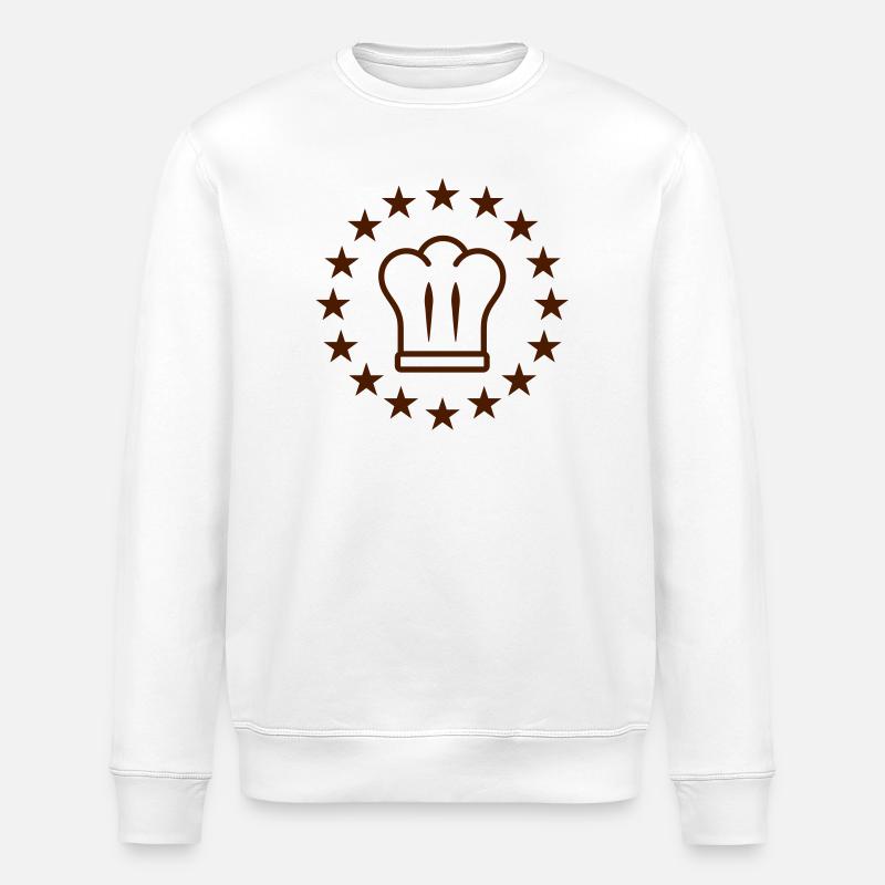 Sternekoch - Stanley/Stella Unisex Bio-Sweatshirt ROLLER - Weiß