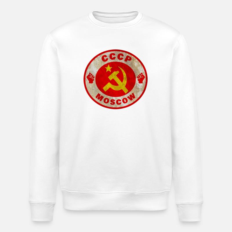 Soviet Union / Gift / Gift Idea - Stanley/Stella ROLLER Unisex Organic Sweatshirt - white