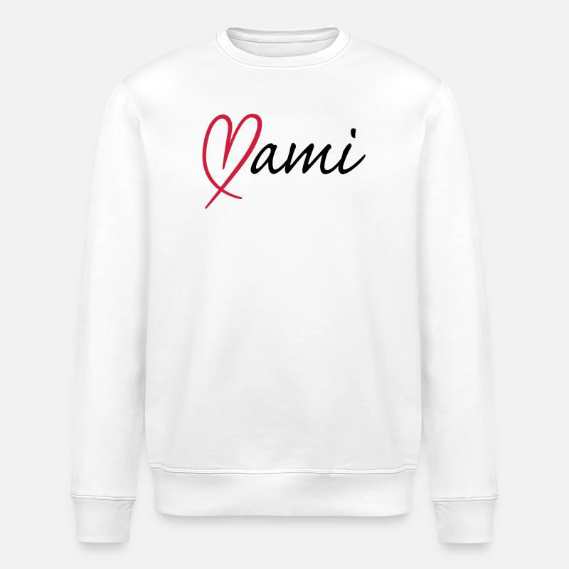 Mami Herz - Stanley/Stella Unisex Bio-Sweatshirt ROLLER - Weiß