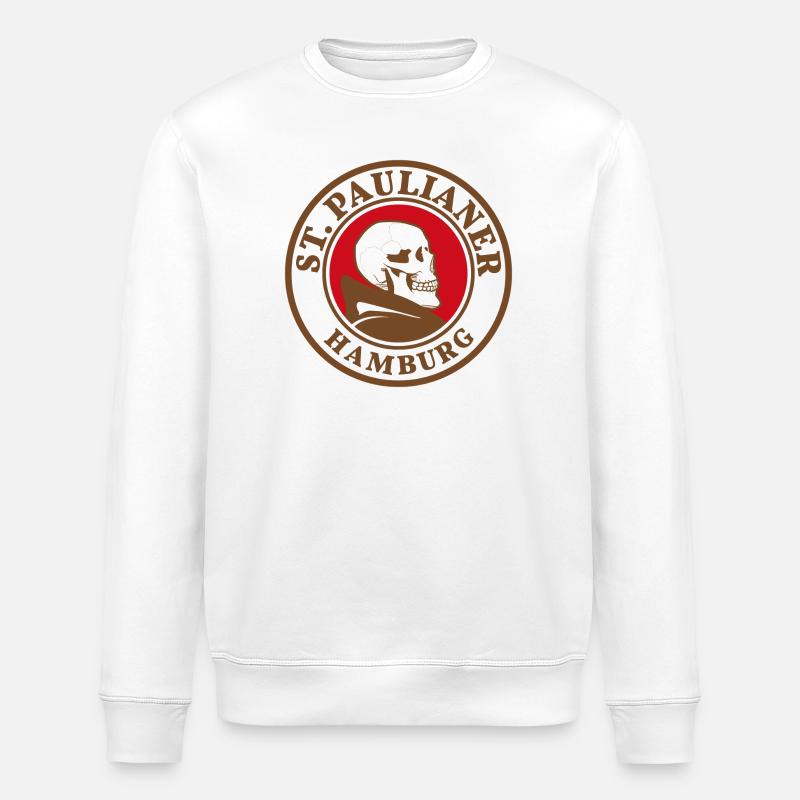 St. Pauli - L'ultime St. Pauli / Hambourg - Sweat bio ROLLER Stanley/Stella Unisexe - blanc