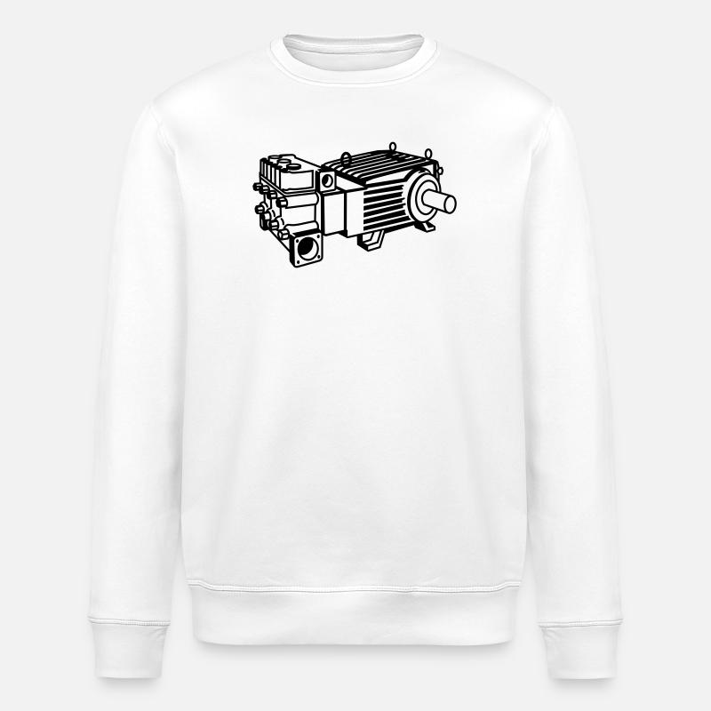 Plungerpumpe - Stanley/Stella Unisex Bio-Sweatshirt ROLLER - Weiß