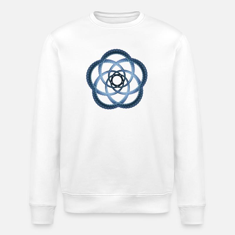 Atom - Cellular one - Stanley/Stella ROLLER Unisex Organic Sweatshirt - white