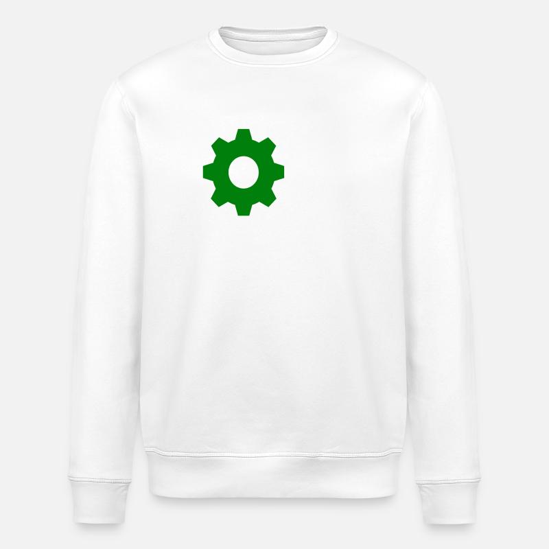 Zahnrad - Stanley/Stella Unisex Bio-Sweatshirt ROLLER - Weiß