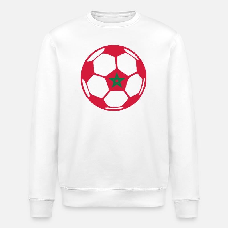 ballMOROCCO - Stanley/Stella Unisex Bio-Sweatshirt ROLLER - Weiß
