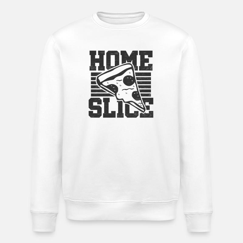 Home slice - Stanley/Stella Unisex Bio-Sweatshirt ROLLER - Weiß