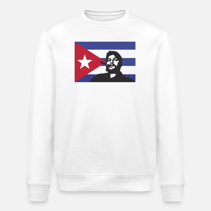 Che Guevara - Stanley/Stella Unisex Bio-Sweatshirt ROLLER - Weiß