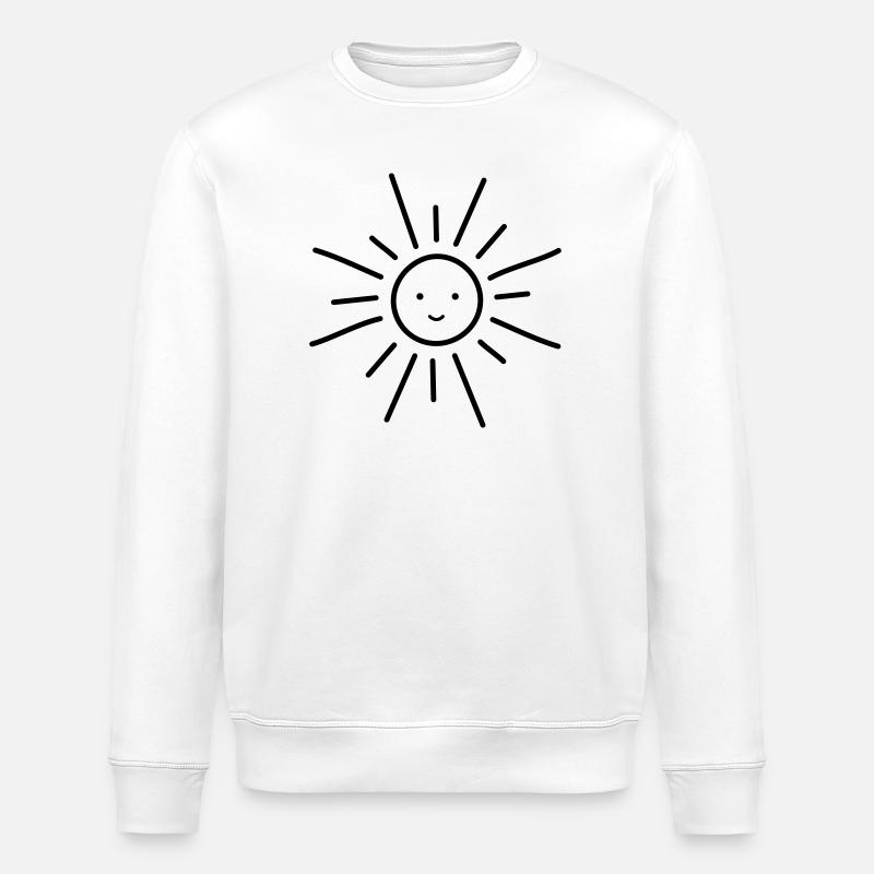 Soleil soleil face au soleil brillant - Sweat bio ROLLER Stanley/Stella Unisexe - blanc