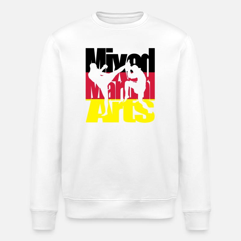 Mixed Martial Arts Deutsch - Stanley/Stella Unisex Bio-Sweatshirt ROLLER - Weiß