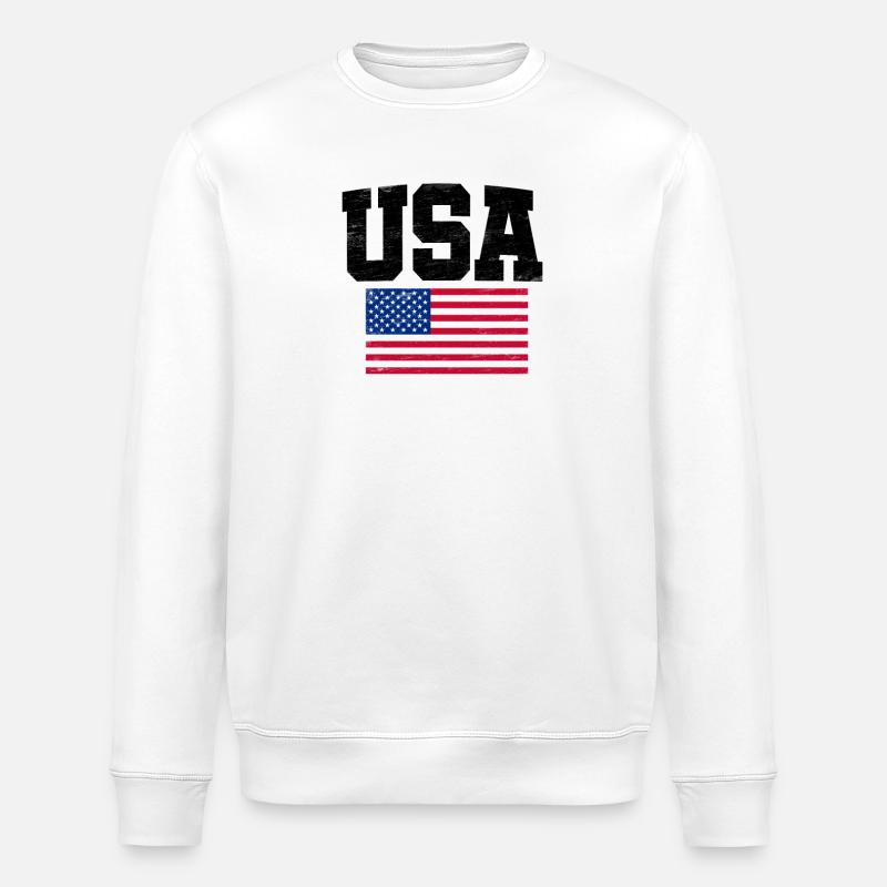USA - Stanley/Stella Unisex Bio-Sweatshirt ROLLER - Weiß