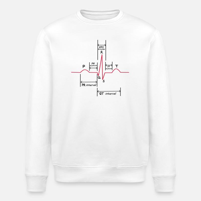 ECG - Stanley/Stella ROLLER Unisex Organic Sweatshirt - white