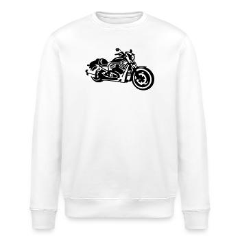 Chopper - Stanley/Stella Unisex Bio-Sweatshirt ROLLER - Weiß - Vorne - Nik (191cm)