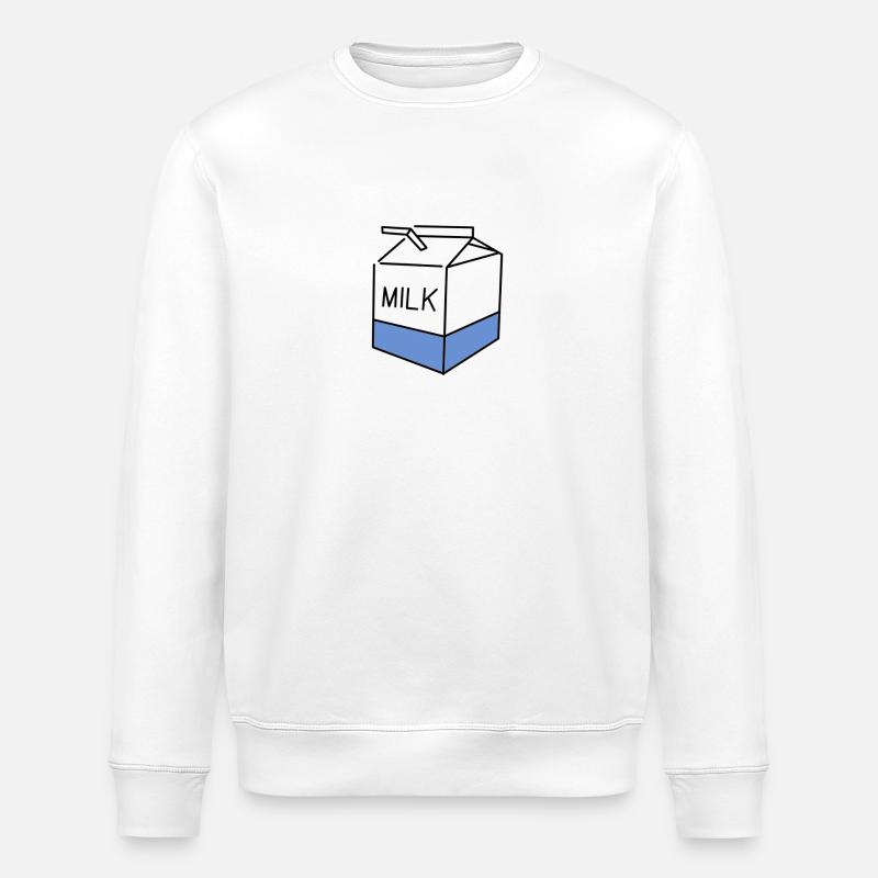 Milch - Stanley/Stella Unisex Bio-Sweatshirt ROLLER - Weiß