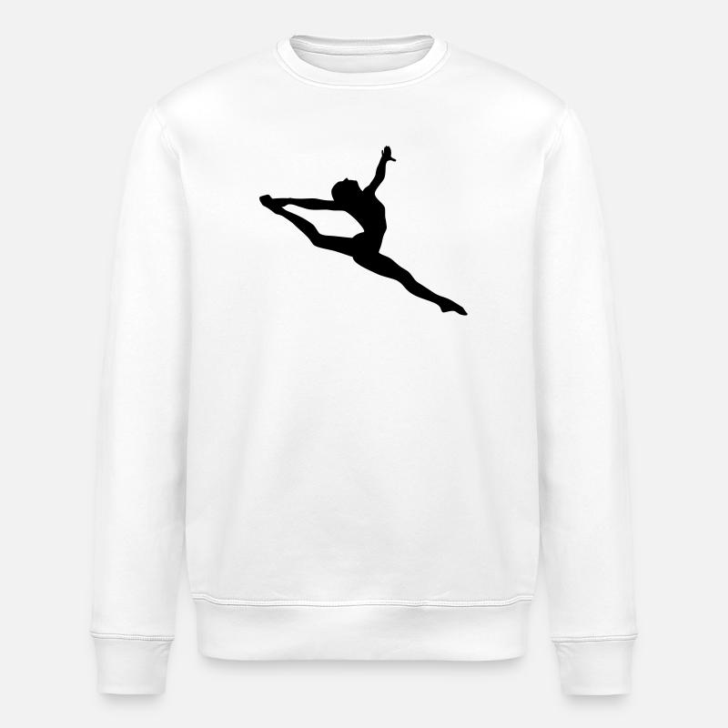 Fille de gymnastique - Sweat bio ROLLER Stanley/Stella Unisexe - blanc