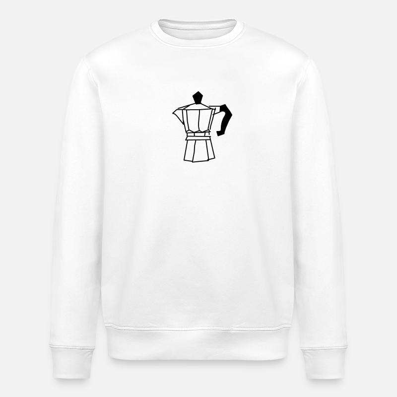 Kaffee - Stanley/Stella Unisex Bio-Sweatshirt ROLLER - Weiß