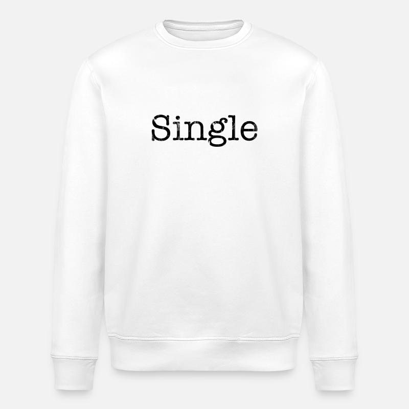 single - Stanley/Stella ROLLER Unisex Organic Sweatshirt - white