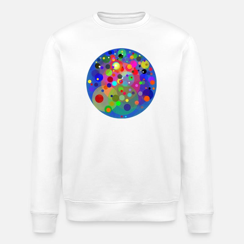 Planet der Planeten - Stanley/Stella Unisex Bio-Sweatshirt ROLLER - Weiß
