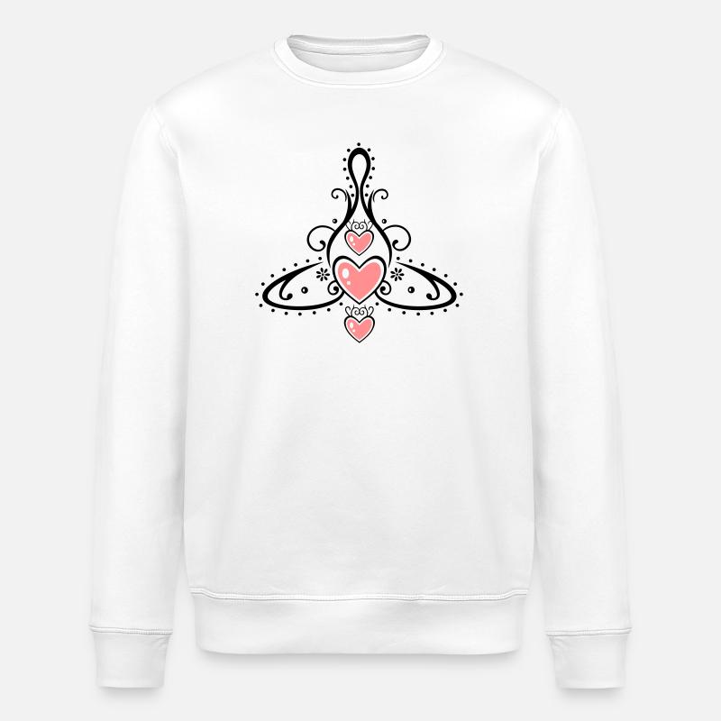 Symbole celtique, mère avec trois enfants. - Sweat bio ROLLER Stanley/Stella Unisexe - blanc