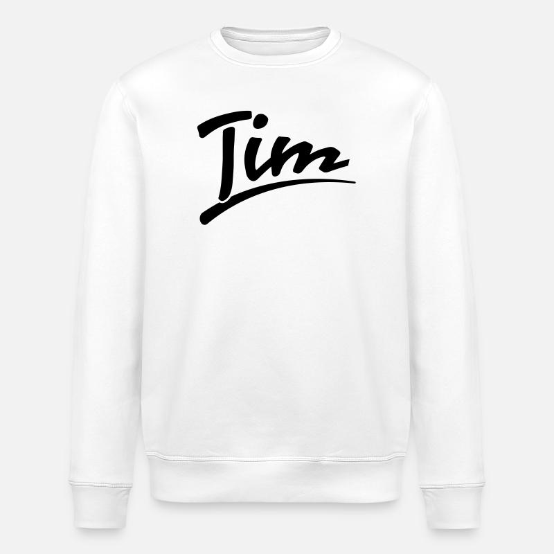 Tim | tim - Stanley/Stella ROLLER Unisex Organic Sweatshirt - white