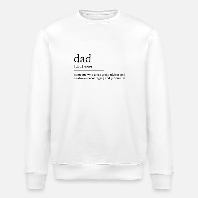 père - Sweat bio ROLLER Stanley/Stella Unisexe - blanc