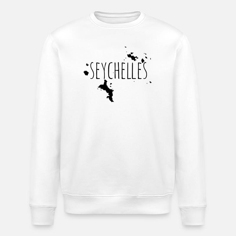 Seychelles - Stanley/Stella Unisex Bio-Sweatshirt ROLLER - Weiß