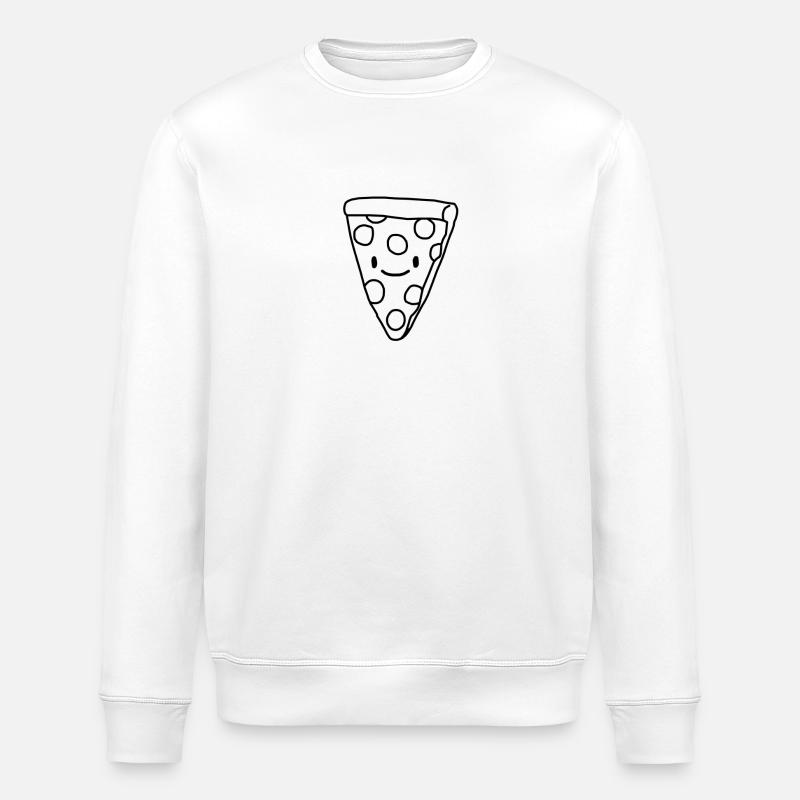Pizza - Stanley/Stella Unisex Bio-Sweatshirt ROLLER - Weiß