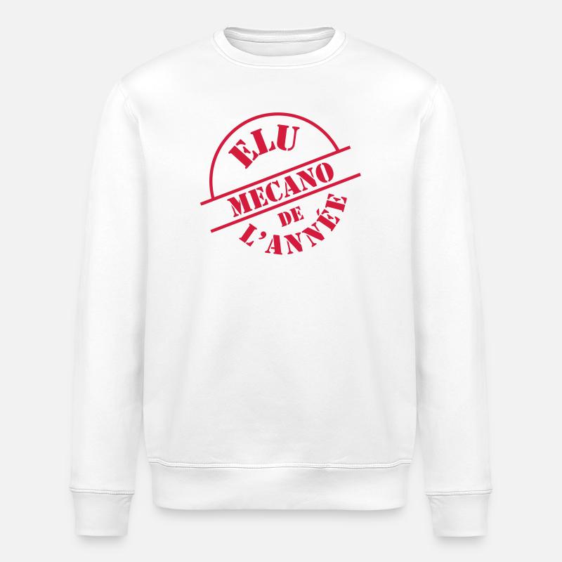 # # Mecano - Stanley/Stella Unisex Bio-Sweatshirt ROLLER - Weiß