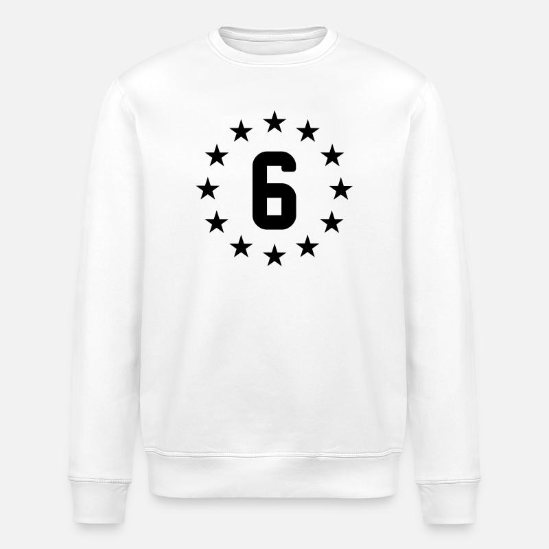 6 years - Stanley/Stella ROLLER Unisex Organic Sweatshirt - white