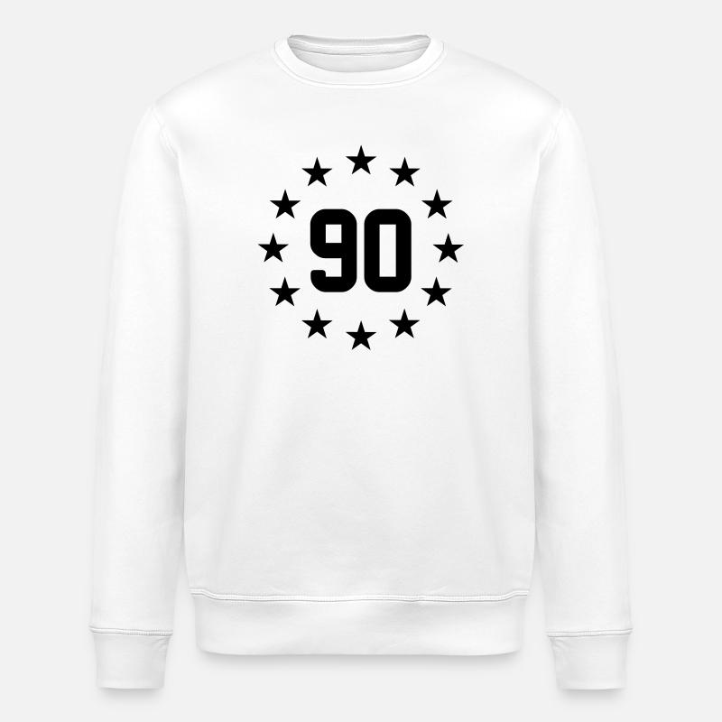 90 ans - Sweat bio ROLLER Stanley/Stella Unisexe - blanc