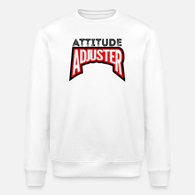 Ajusteur d'Attitude - Sweat bio ROLLER Stanley/Stella Unisexe - blanc