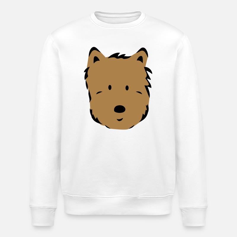 Hund - Stanley/Stella Unisex Bio-Sweatshirt ROLLER - Weiß