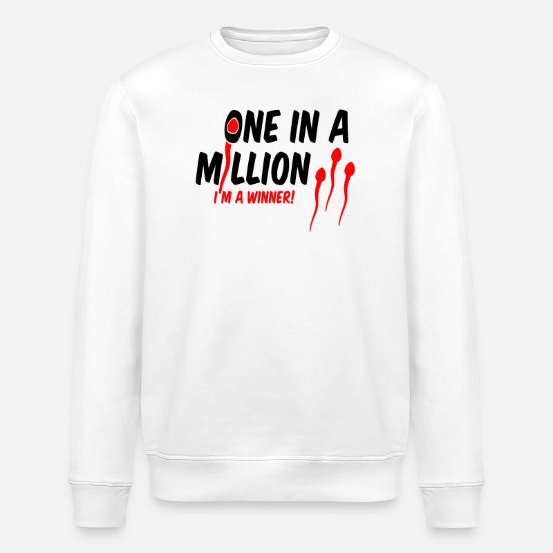 1 in einer Million - Stanley/Stella Unisex Bio-Sweatshirt ROLLER - Weiß