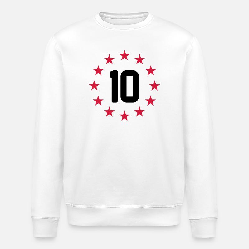 10 years - Stanley/Stella ROLLER Unisex Organic Sweatshirt - white
