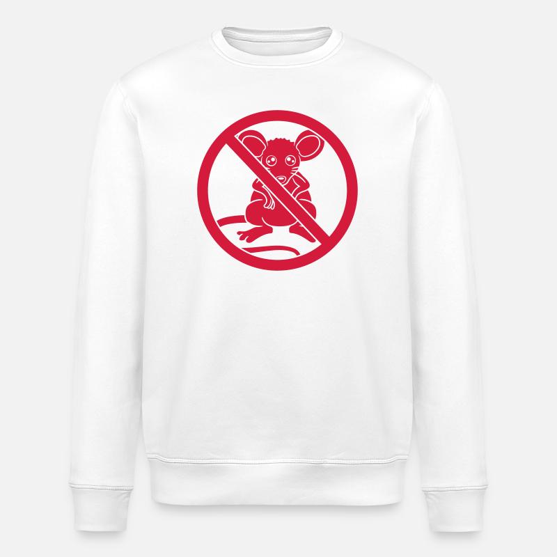 Signe interdit interdit - Sweat bio ROLLER Stanley/Stella Unisexe - blanc