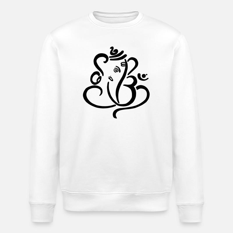 Ganesha - Stanley/Stella Unisex Bio-Sweatshirt ROLLER - Weiß