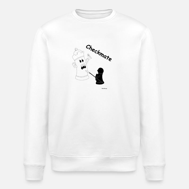 Checkmate / checkmate - Stanley/Stella ROLLER Unisex Organic Sweatshirt - white