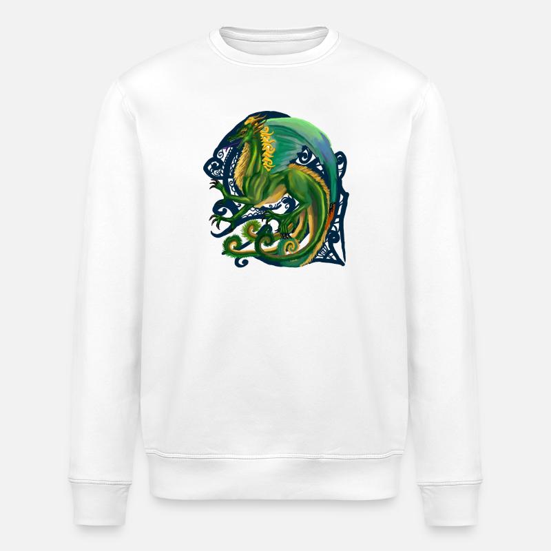 Drachen - Stanley/Stella Unisex Bio-Sweatshirt ROLLER - Weiß