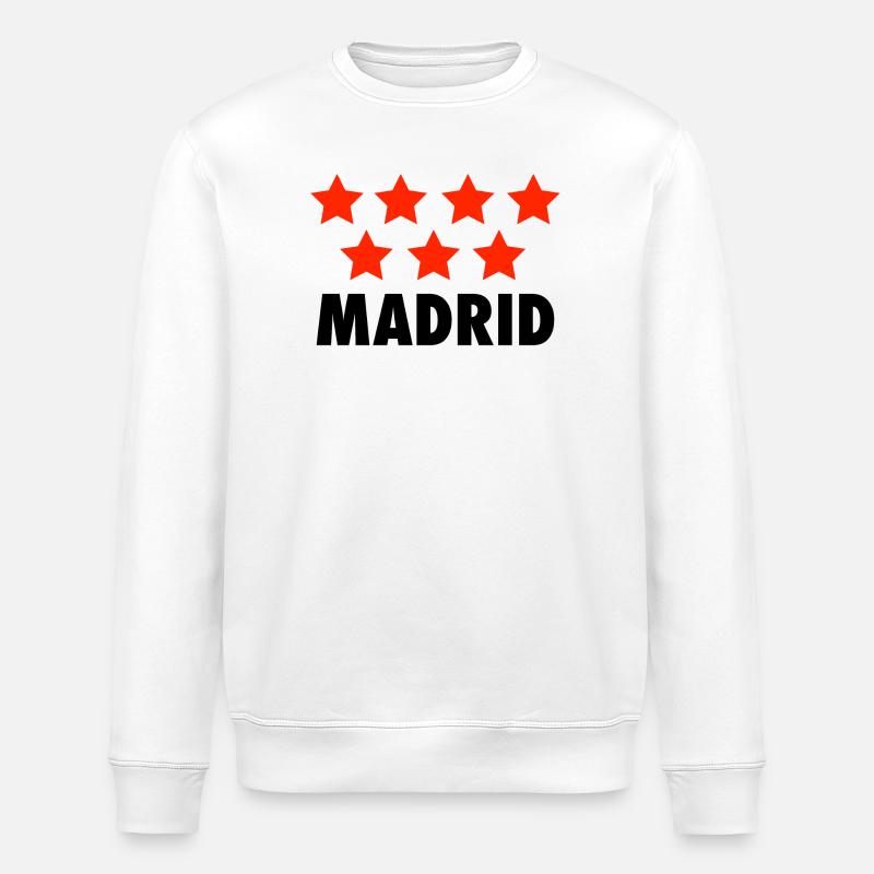 Madrid - Sweat bio ROLLER Stanley/Stella Unisexe - blanc